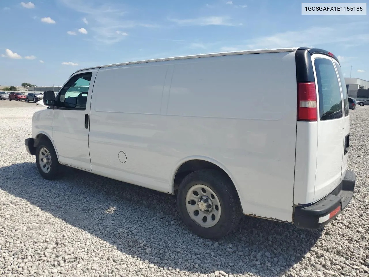 2014 Chevrolet Express G1500 VIN: 1GCSGAFX1E1155186 Lot: 69241144