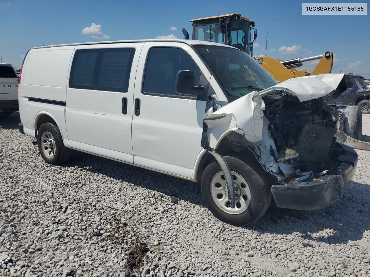 2014 Chevrolet Express G1500 VIN: 1GCSGAFX1E1155186 Lot: 69241144