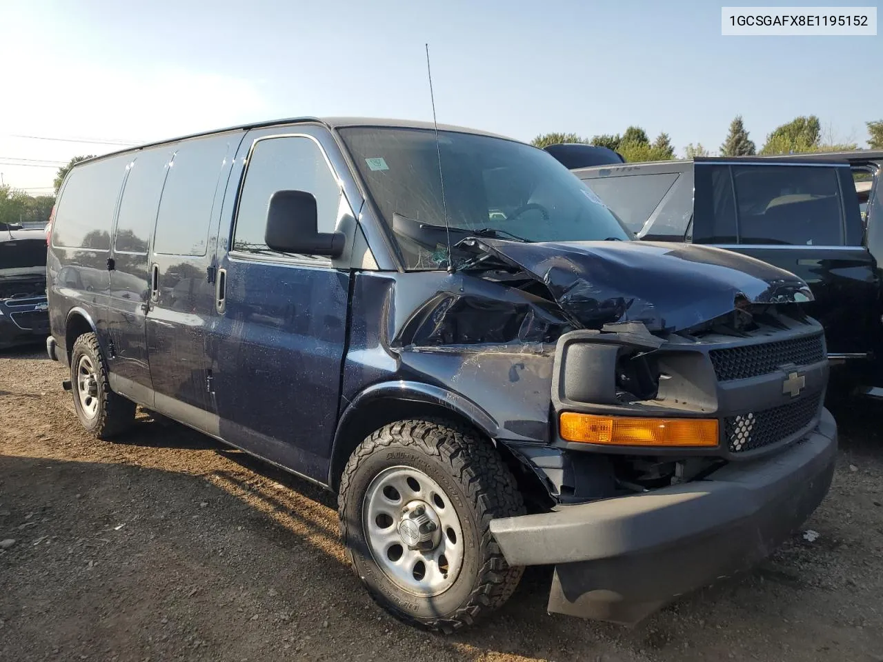 2014 Chevrolet Express G1500 VIN: 1GCSGAFX8E1195152 Lot: 69883124