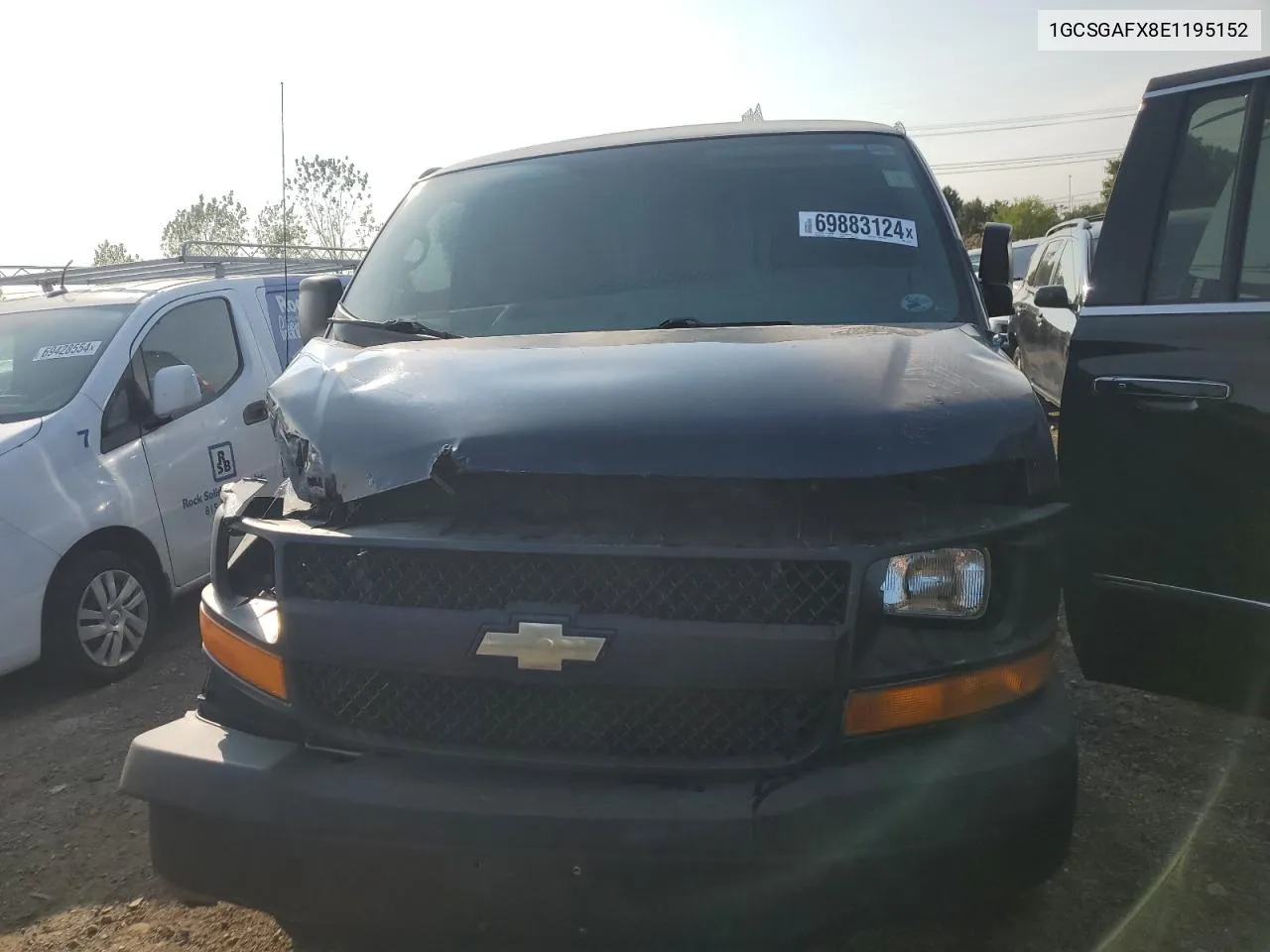 2014 Chevrolet Express G1500 VIN: 1GCSGAFX8E1195152 Lot: 69883124