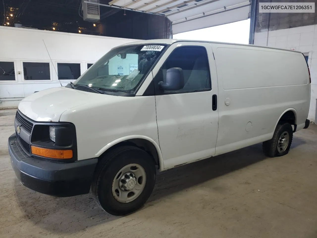 2014 Chevrolet Express G2500 VIN: 1GCWGFCA7E1206351 Lot: 70069834