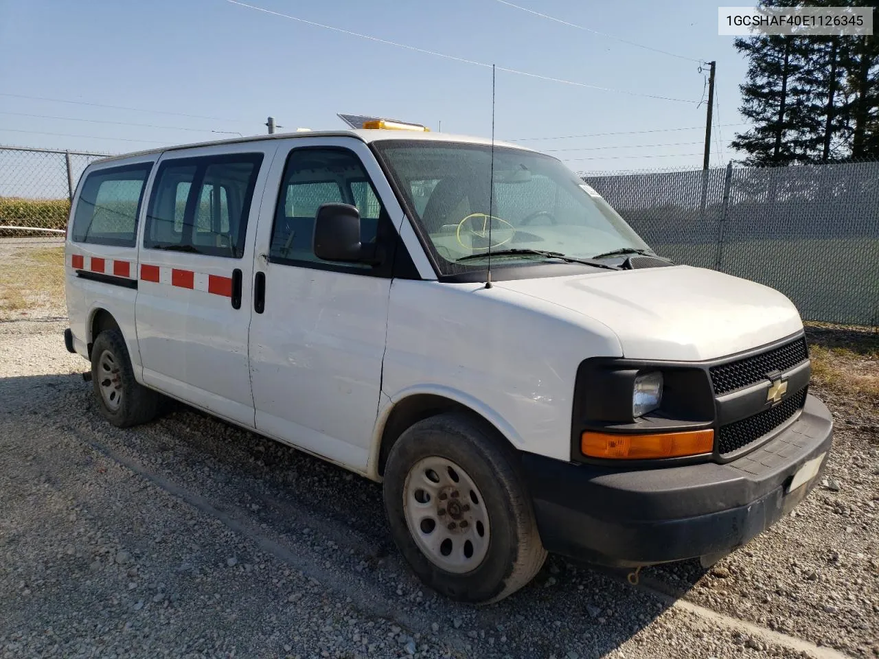 2014 Chevrolet Express G1500 VIN: 1GCSHAF40E1126345 Lot: 70798964