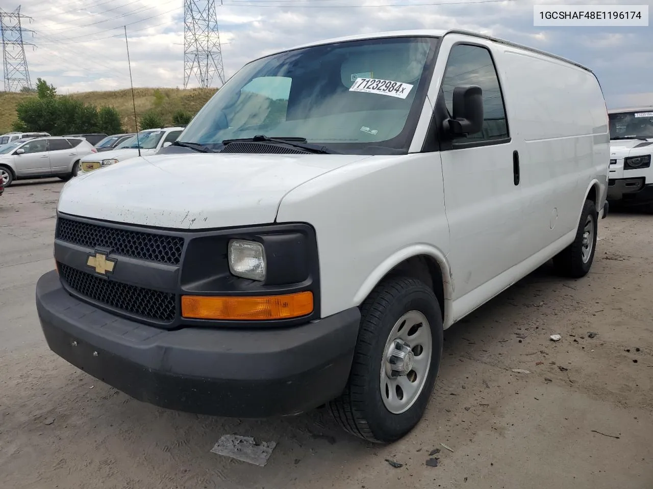 2014 Chevrolet Express G1500 VIN: 1GCSHAF48E1196174 Lot: 71232984