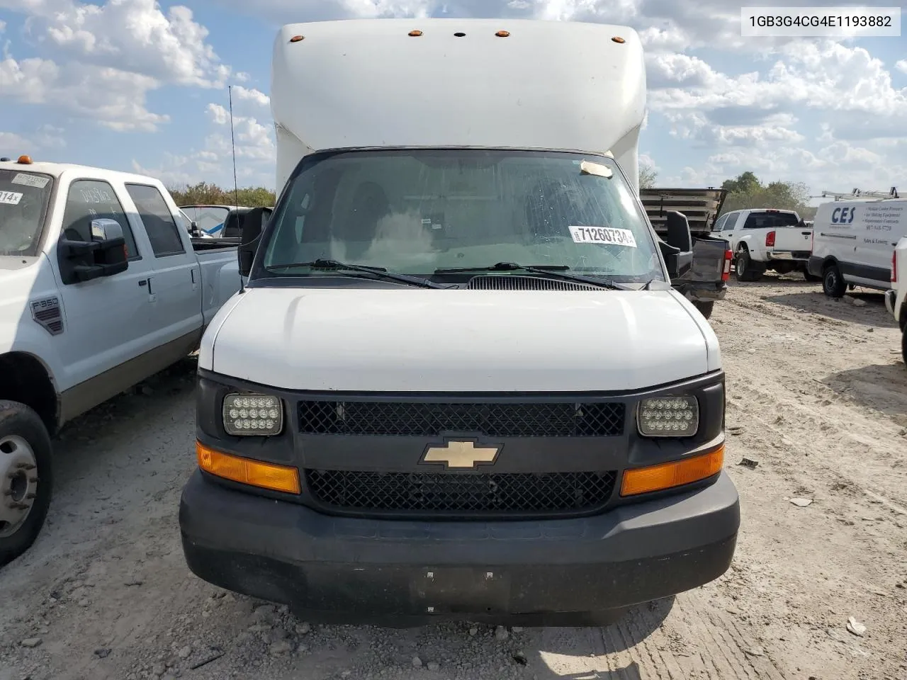 2014 Chevrolet Express G3500 VIN: 1GB3G4CG4E1193882 Lot: 71260734