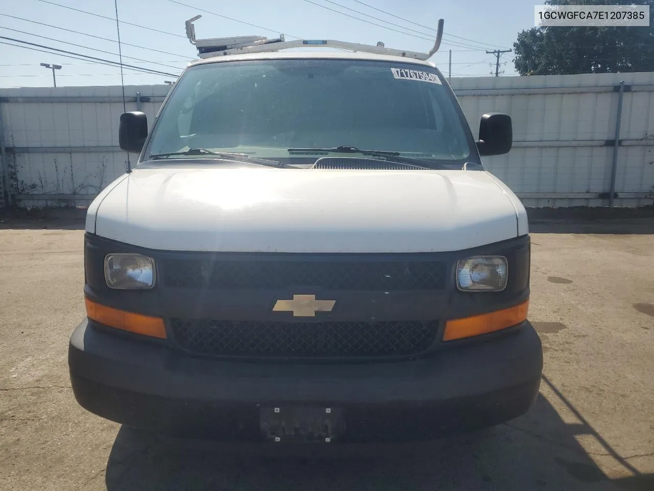 2014 Chevrolet Express G2500 VIN: 1GCWGFCA7E1207385 Lot: 71767594