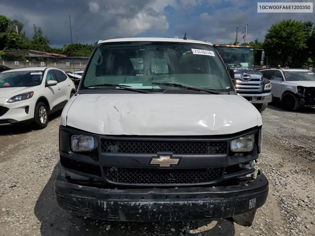 2014 Chevrolet Express G2500 VIN: 1GCWGGFA6E1200350 Lot: 71770774