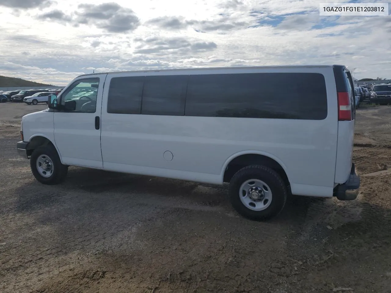 2014 Chevrolet Express G3500 Lt VIN: 1GAZG1FG1E1203812 Lot: 72361644