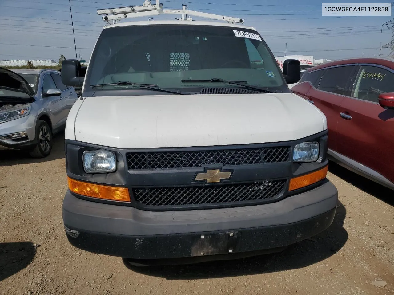 2014 Chevrolet Express G2500 VIN: 1GCWGFCA4E1122858 Lot: 72409114