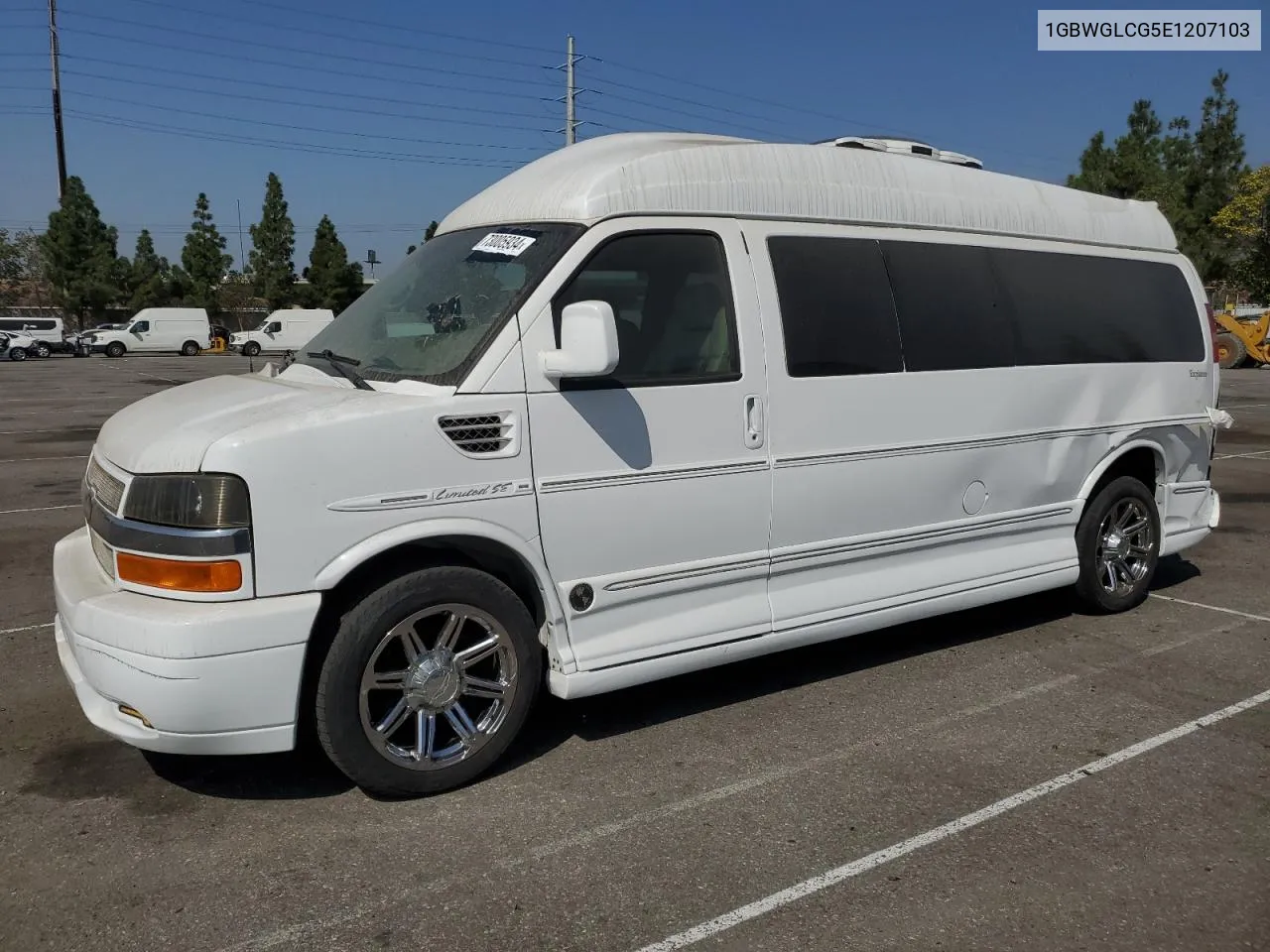 2014 Chevrolet Express G2500 3Lt VIN: 1GBWGLCG5E1207103 Lot: 73005934