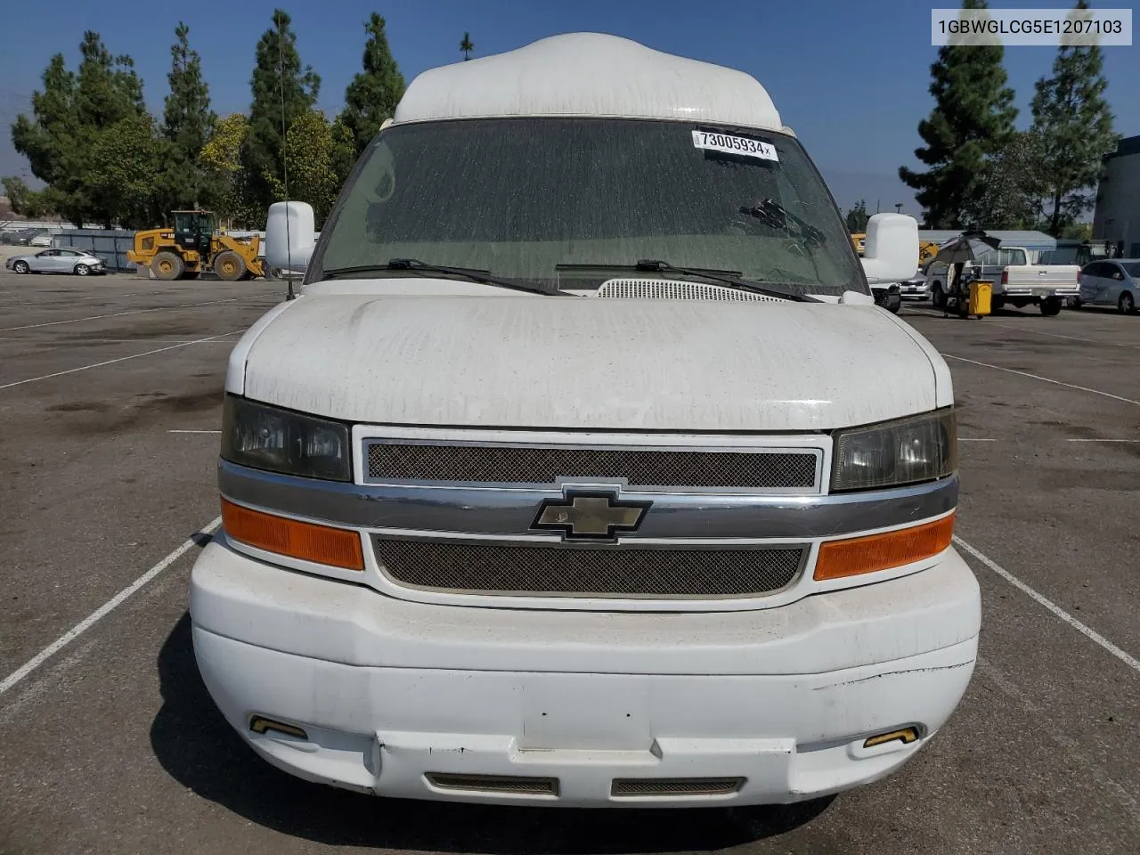 2014 Chevrolet Express G2500 3Lt VIN: 1GBWGLCG5E1207103 Lot: 73005934