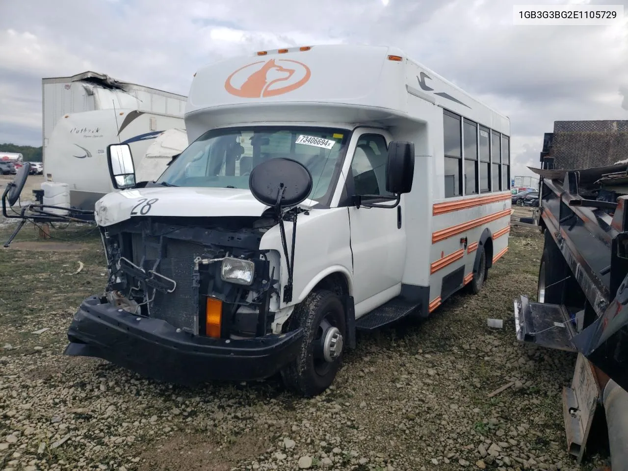 2014 Chevrolet Express G3500 VIN: 1GB3G3BG2E1105729 Lot: 73406694