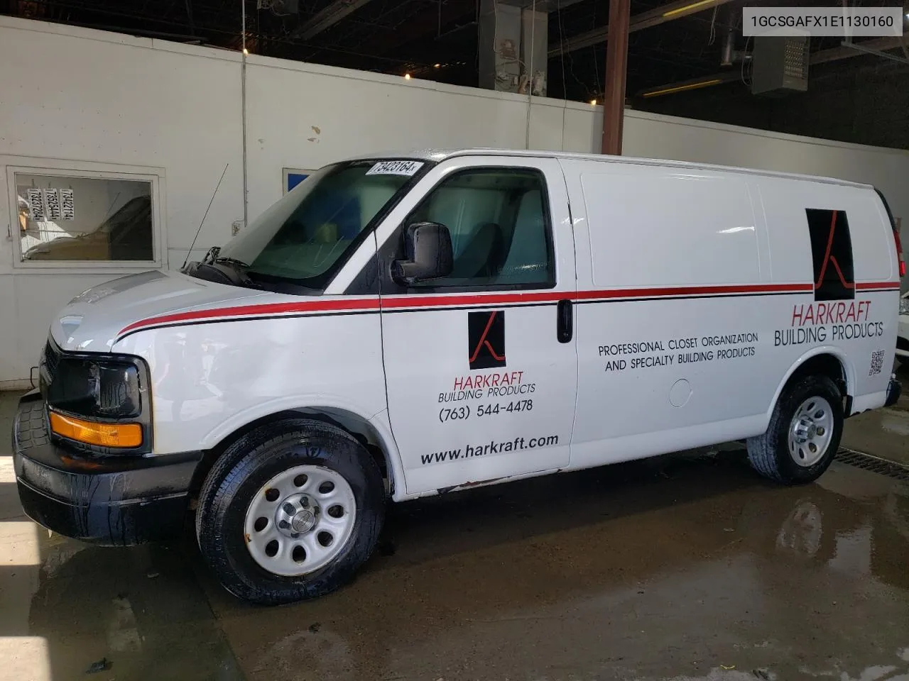 2014 Chevrolet Express G1500 VIN: 1GCSGAFX1E1130160 Lot: 73423164