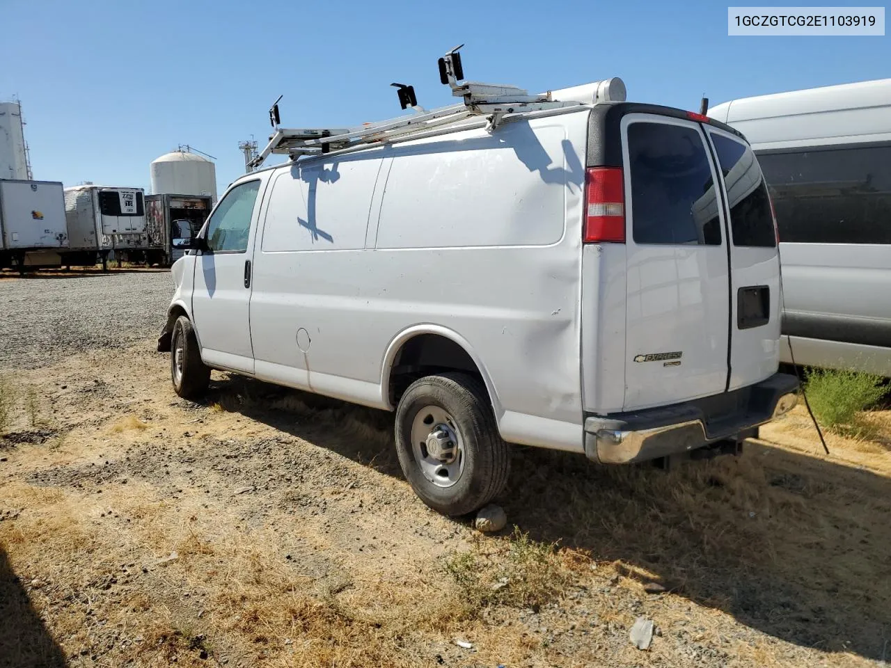 2014 Chevrolet Express G3500 VIN: 1GCZGTCG2E1103919 Lot: 73711784