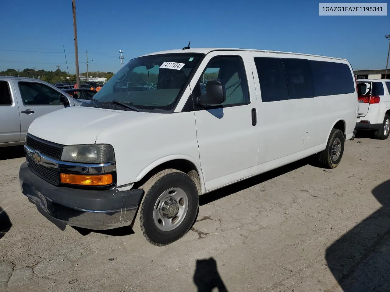 2014 Chevrolet Express G3500 Lt VIN: 1GAZG1FA7E1195341 Lot: 74117174