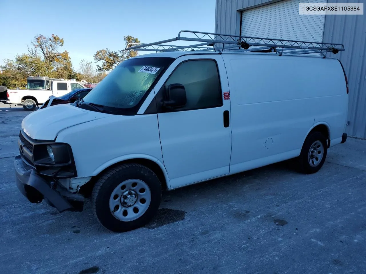 2014 Chevrolet Express G1500 VIN: 1GCSGAFX8E1105384 Lot: 74483474