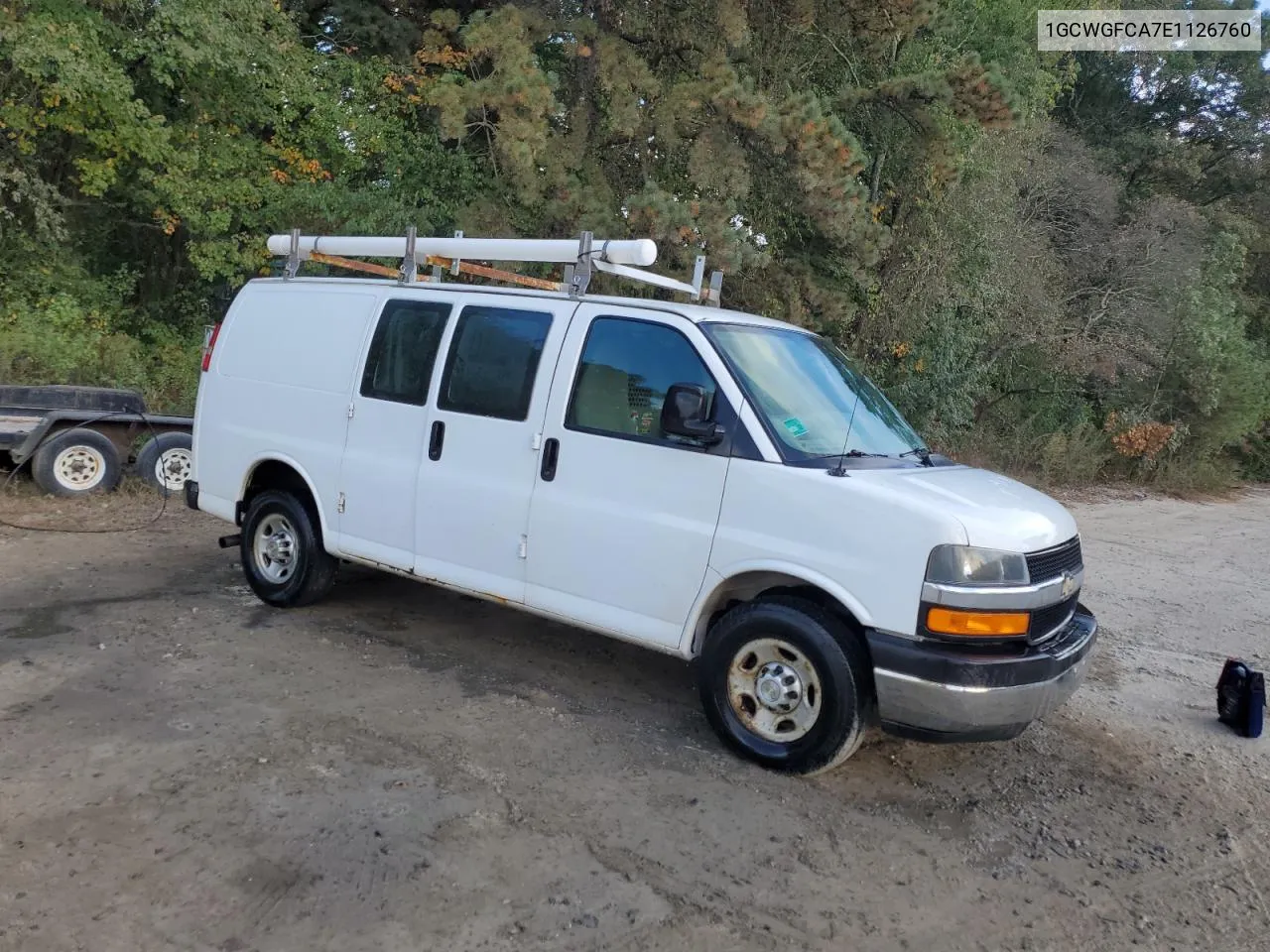 2014 Chevrolet Express G2500 VIN: 1GCWGFCA7E1126760 Lot: 74587564