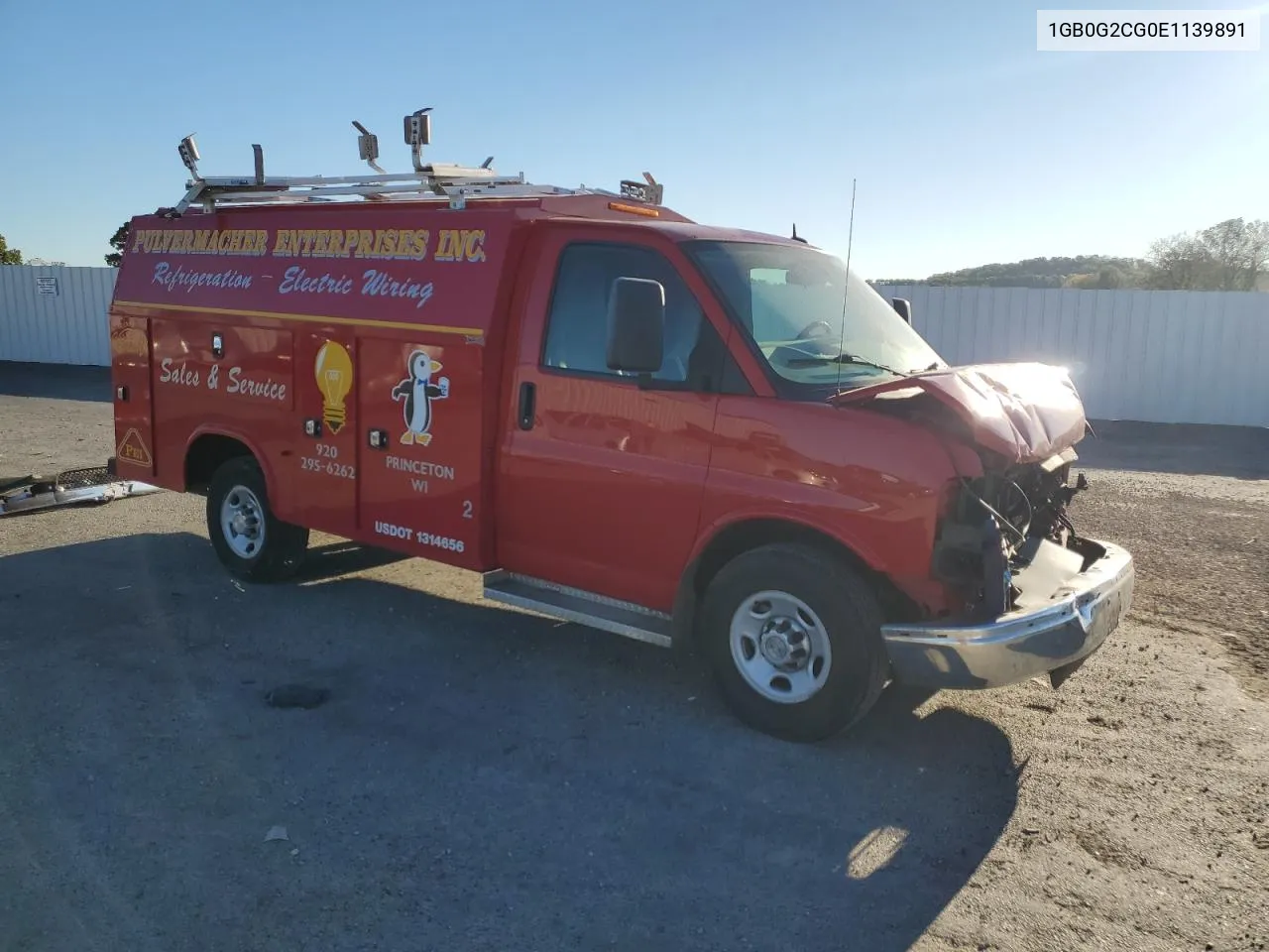 2014 Chevrolet Express G3500 VIN: 1GB0G2CG0E1139891 Lot: 74775164