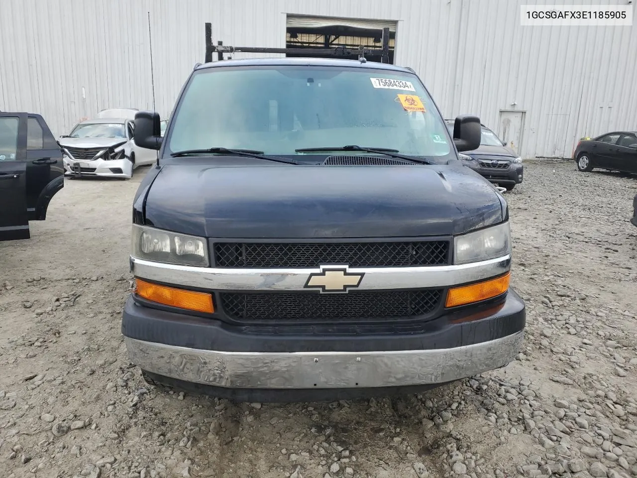 2014 Chevrolet Express G1500 VIN: 1GCSGAFX3E1185905 Lot: 75684334