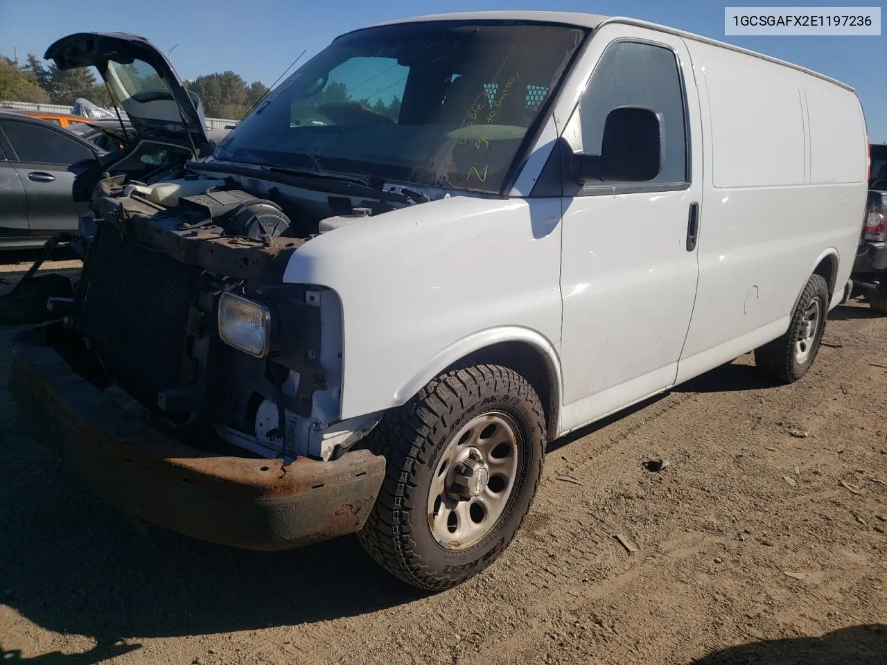 2014 Chevrolet Express G1500 VIN: 1GCSGAFX2E1197236 Lot: 76242794