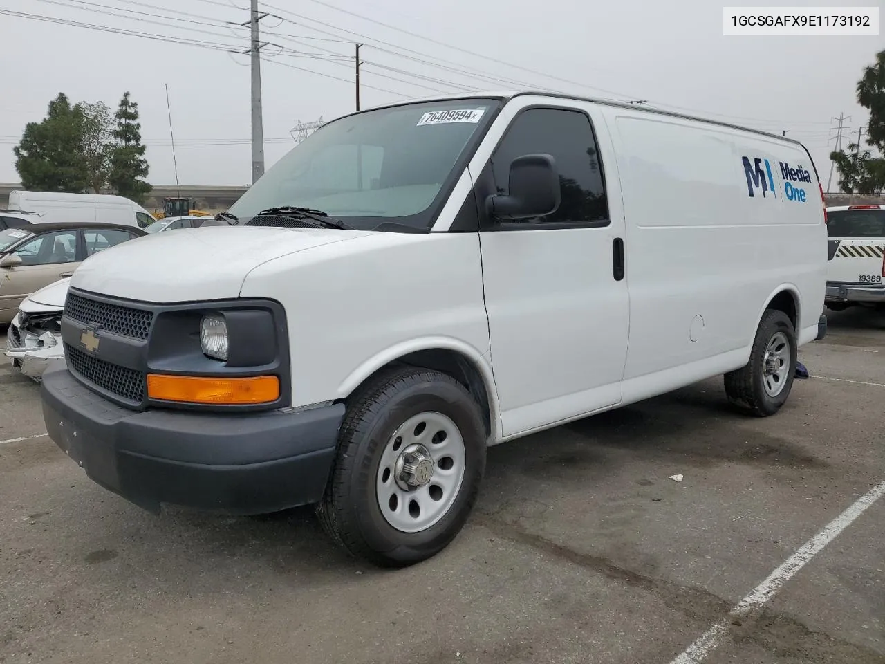 2014 Chevrolet Express G1500 VIN: 1GCSGAFX9E1173192 Lot: 76409594