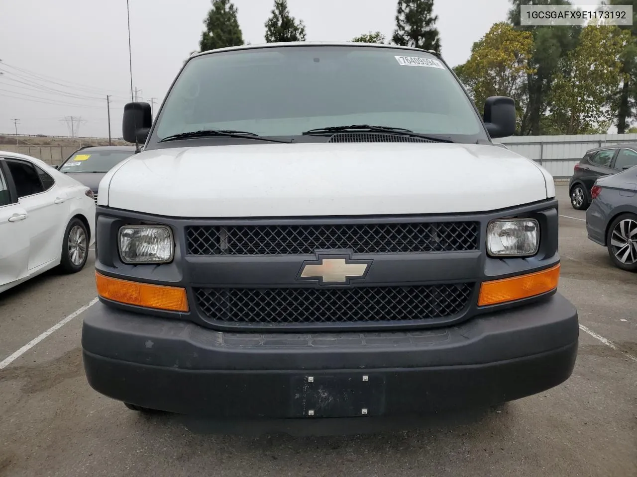 2014 Chevrolet Express G1500 VIN: 1GCSGAFX9E1173192 Lot: 76409594