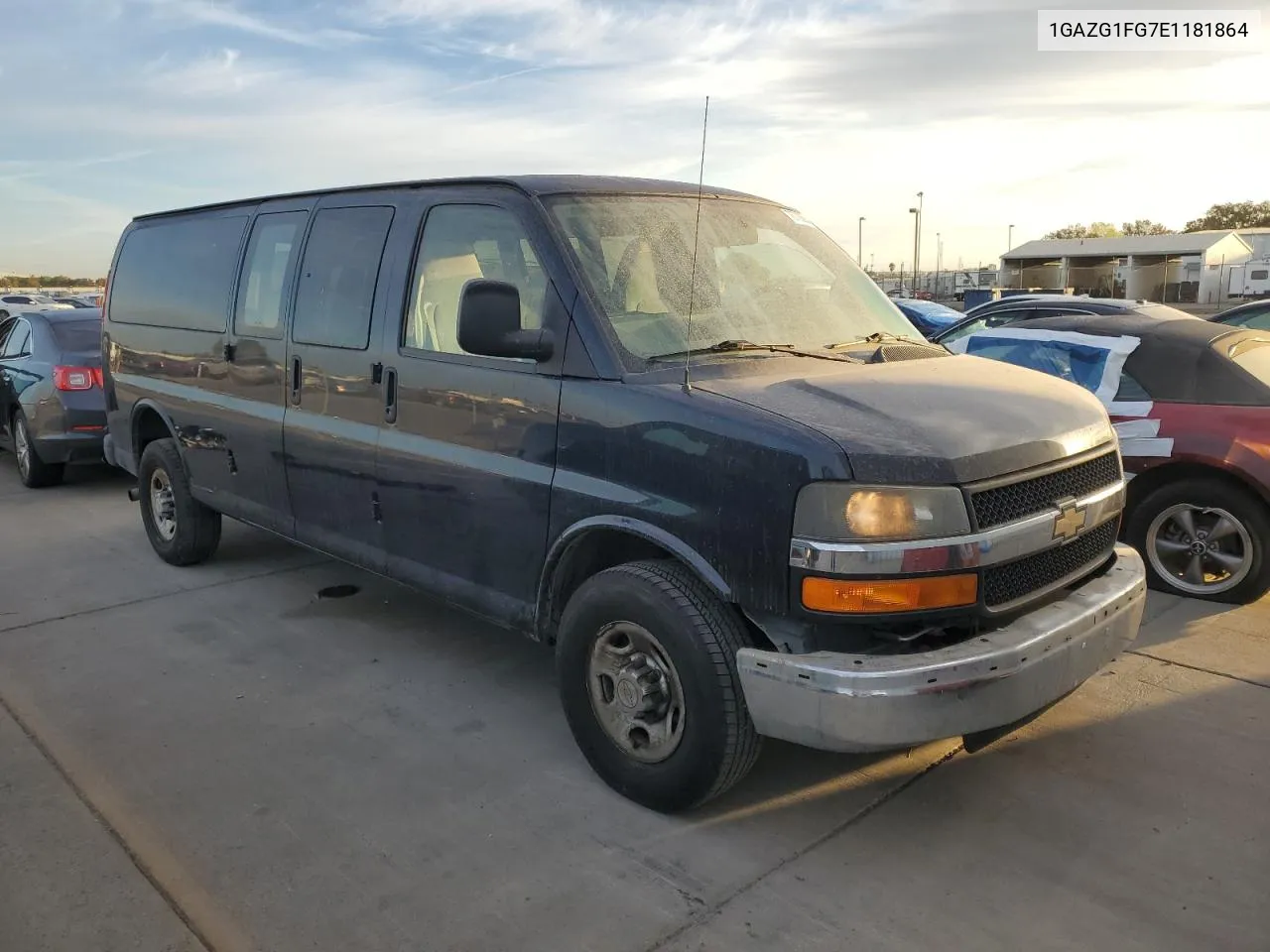 2014 Chevrolet Express G3500 Lt VIN: 1GAZG1FG7E1181864 Lot: 76708694