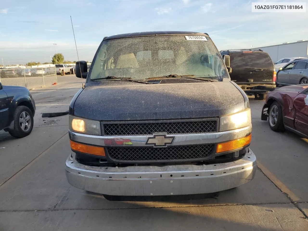 2014 Chevrolet Express G3500 Lt VIN: 1GAZG1FG7E1181864 Lot: 76708694