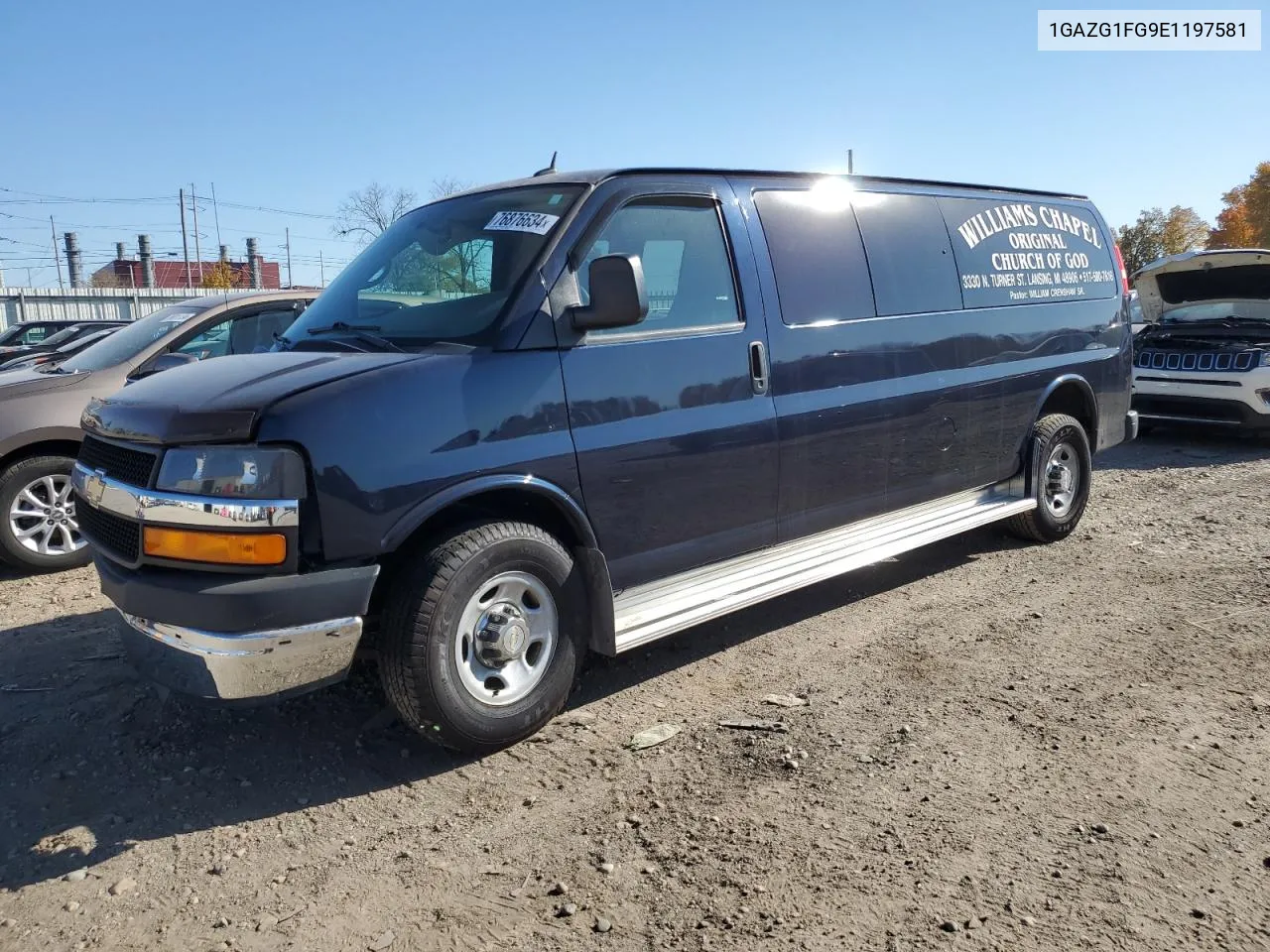 2014 Chevrolet Express G3500 Lt VIN: 1GAZG1FG9E1197581 Lot: 76876634