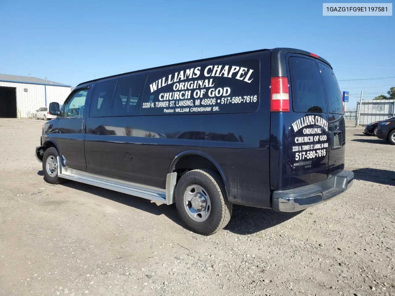 2014 Chevrolet Express G3500 Lt VIN: 1GAZG1FG9E1197581 Lot: 76876634