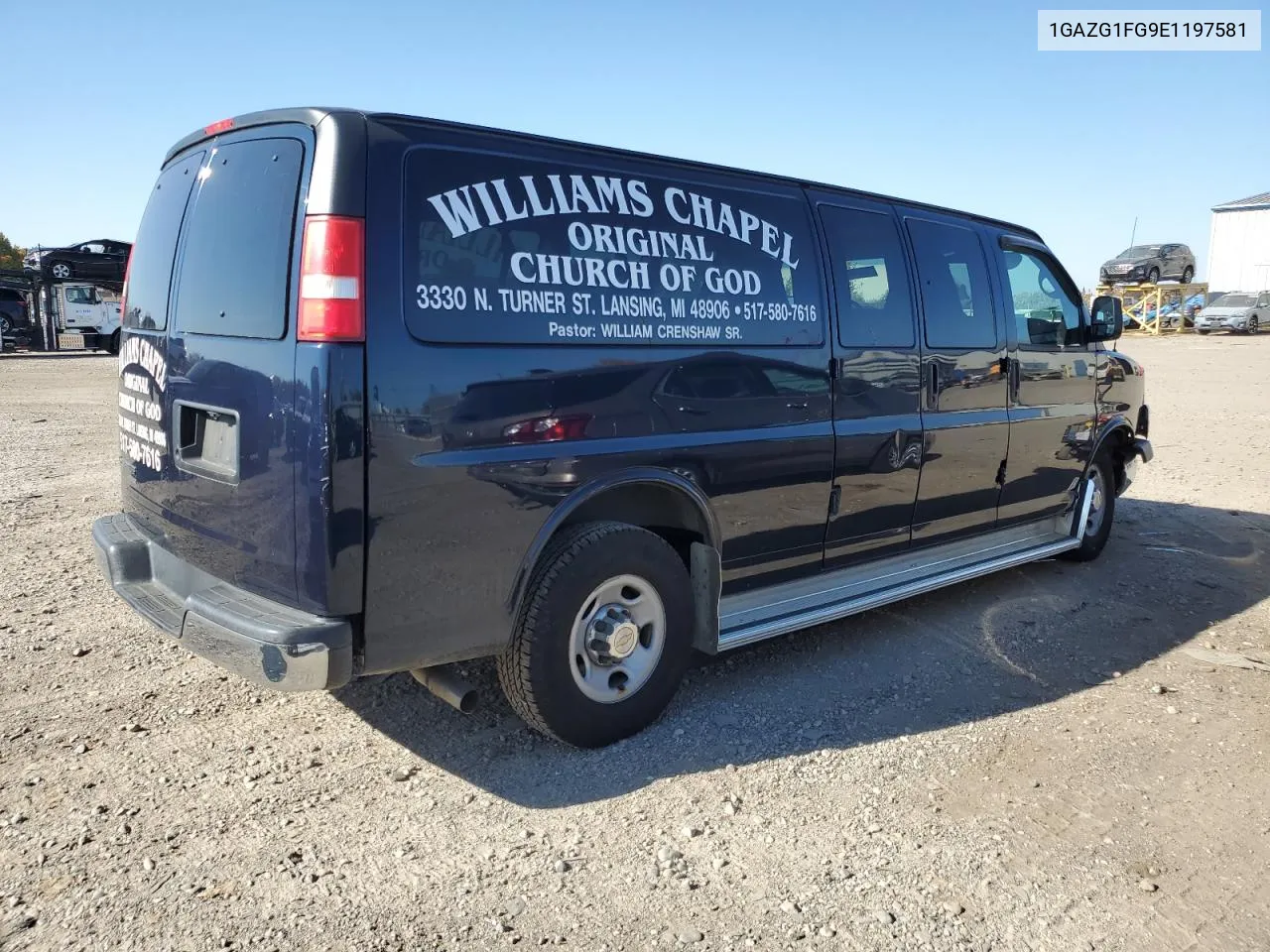 2014 Chevrolet Express G3500 Lt VIN: 1GAZG1FG9E1197581 Lot: 76876634