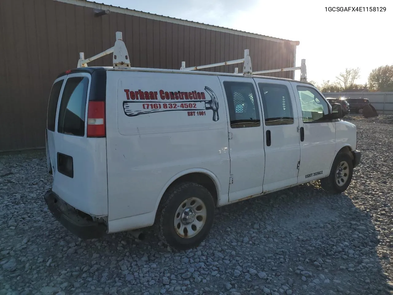 2014 Chevrolet Express G1500 VIN: 1GCSGAFX4E1158129 Lot: 76916074