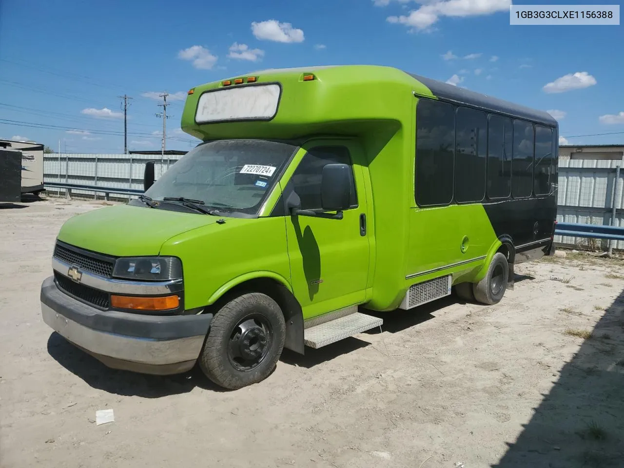 2014 Chevrolet Express G3500 VIN: 1GB3G3CLXE1156388 Lot: 77135674