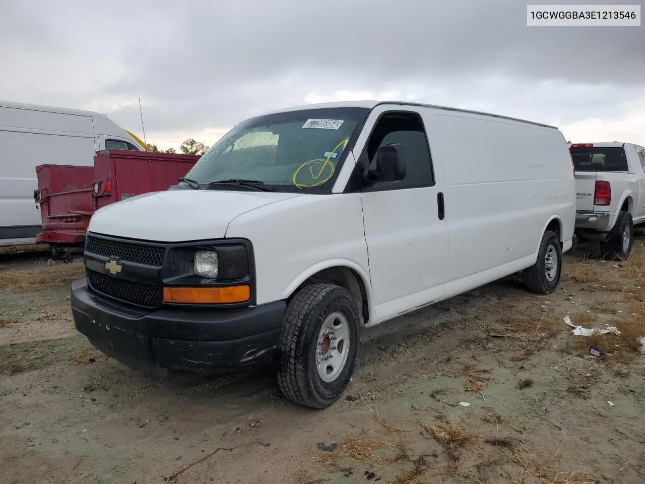 2014 Chevrolet Express G2500 VIN: 1GCWGGBA3E1213546 Lot: 77206984