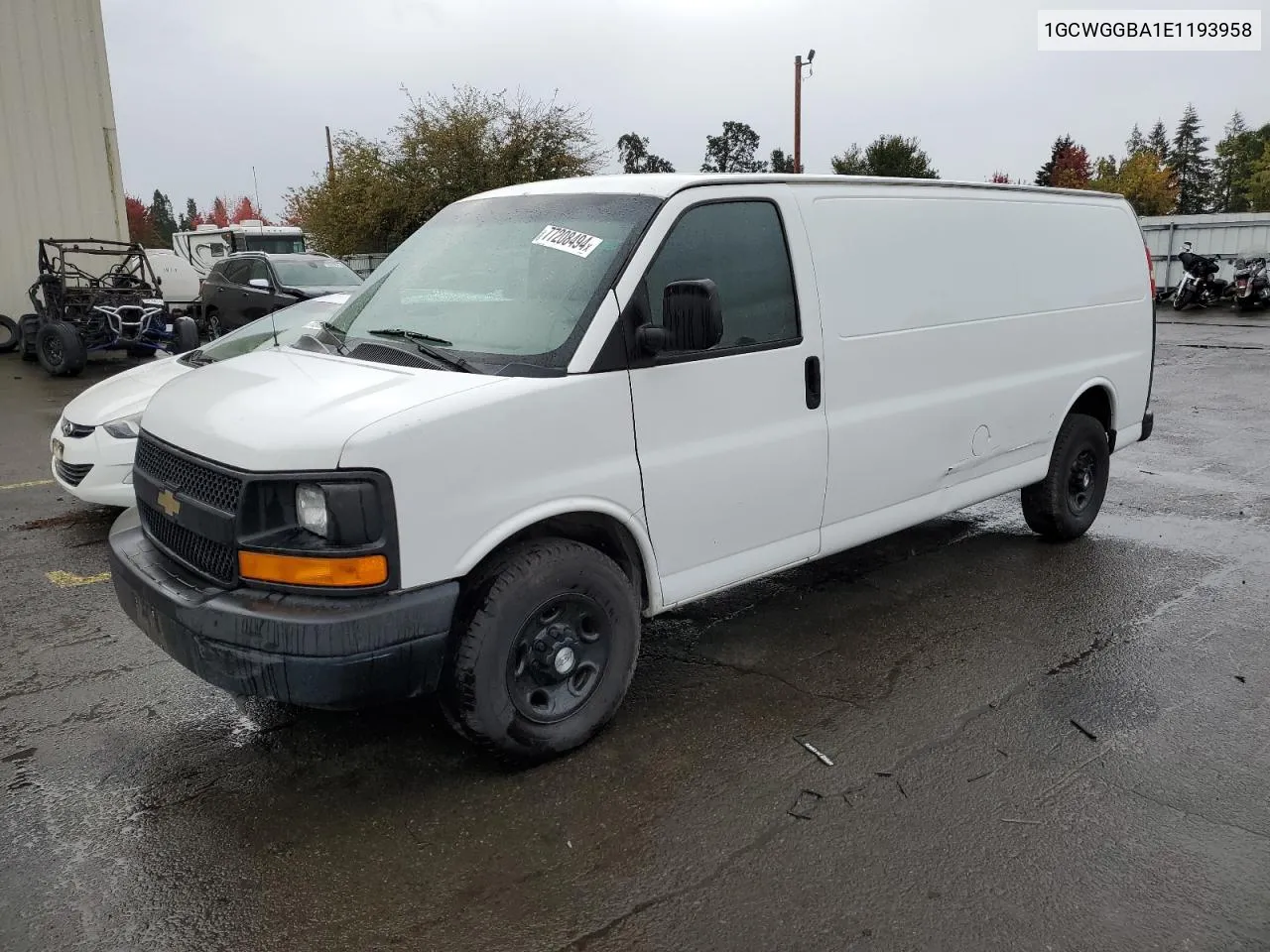 2014 Chevrolet Express G2500 VIN: 1GCWGGBA1E1193958 Lot: 77208494