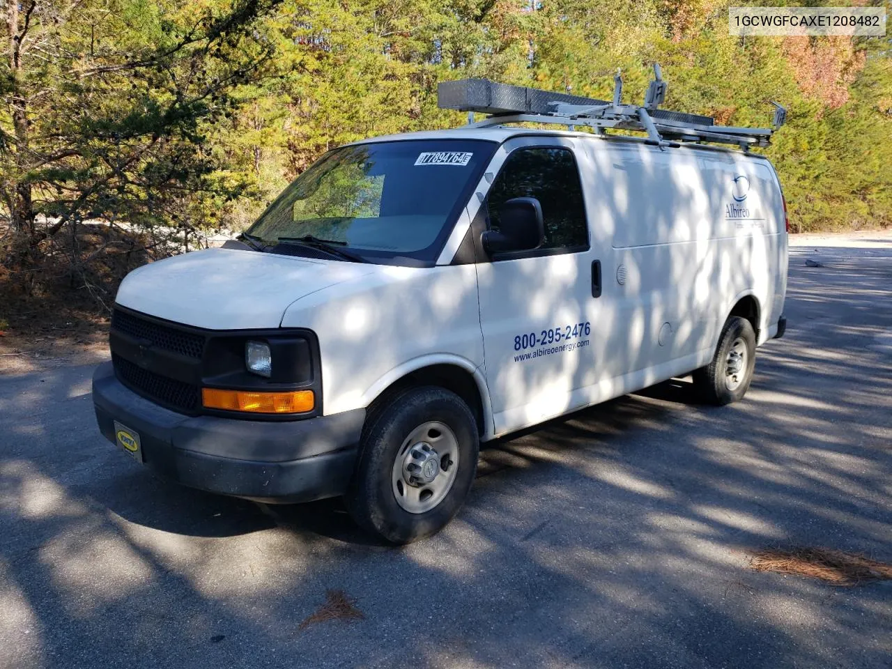 2014 Chevrolet Express G2500 VIN: 1GCWGFCAXE1208482 Lot: 77894764