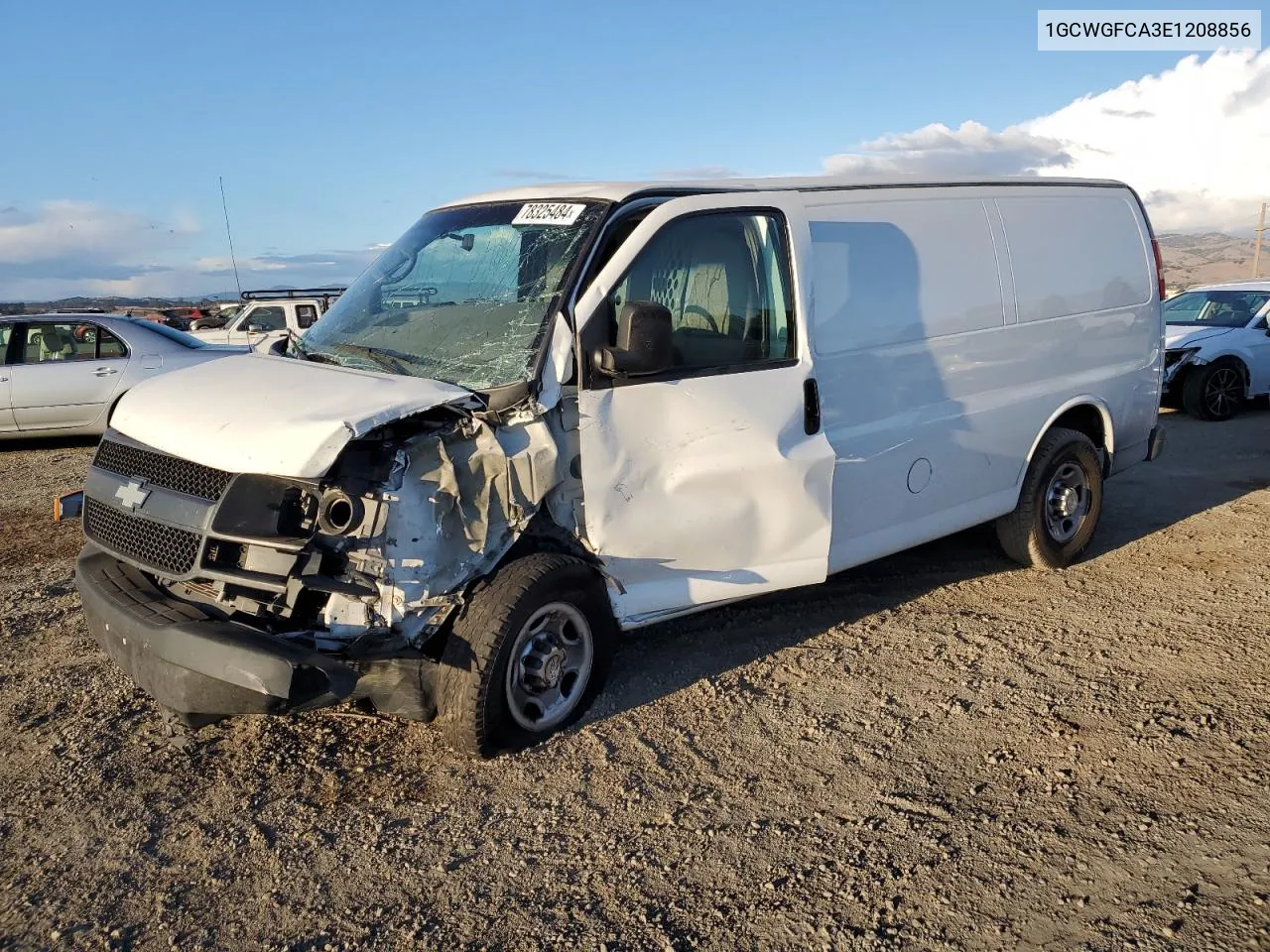 2014 Chevrolet Express G2500 VIN: 1GCWGFCA3E1208856 Lot: 78325484