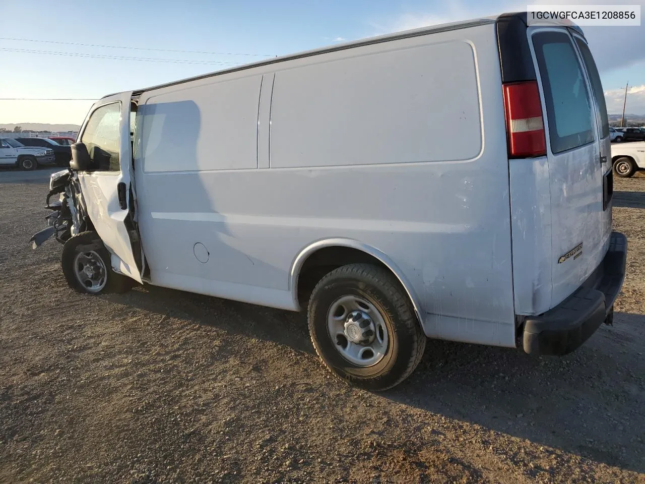 2014 Chevrolet Express G2500 VIN: 1GCWGFCA3E1208856 Lot: 78325484