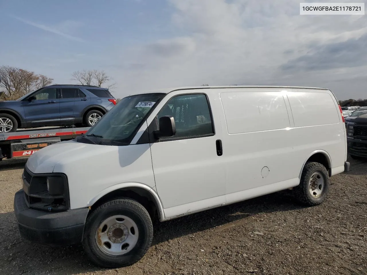 2014 Chevrolet Express G2500 VIN: 1GCWGFBA2E1178721 Lot: 78739874