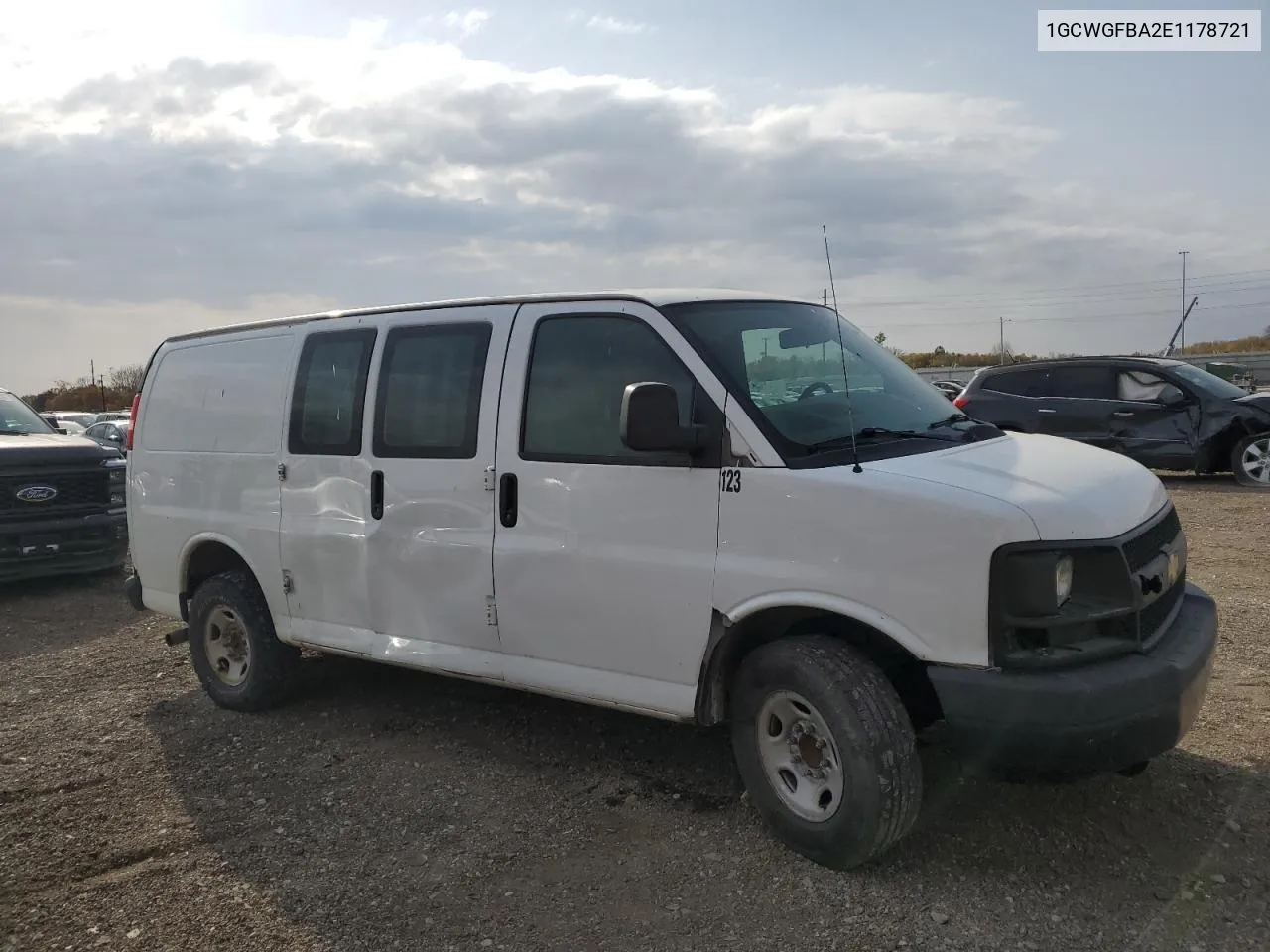 2014 Chevrolet Express G2500 VIN: 1GCWGFBA2E1178721 Lot: 78739874