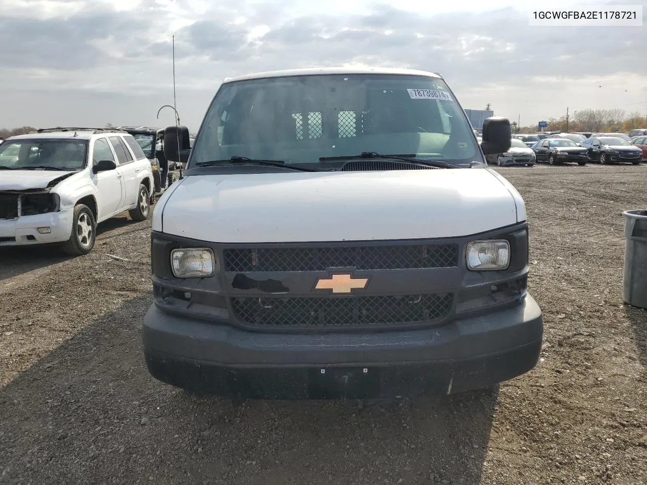 2014 Chevrolet Express G2500 VIN: 1GCWGFBA2E1178721 Lot: 78739874