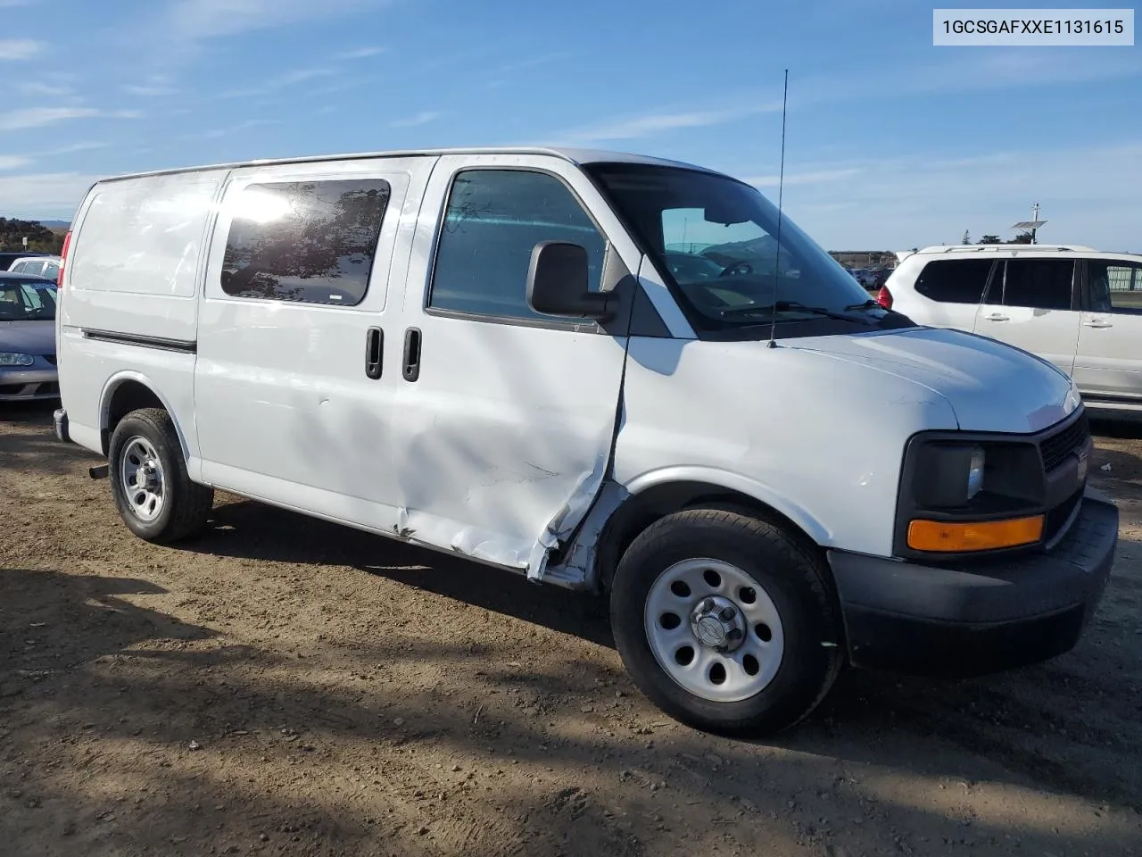 2014 Chevrolet Express G1500 VIN: 1GCSGAFXXE1131615 Lot: 80180334