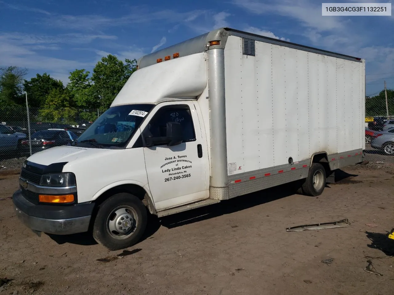 2015 Chevrolet Express G3500 VIN: 1GB3G4CG3F1132251 Lot: 57402914