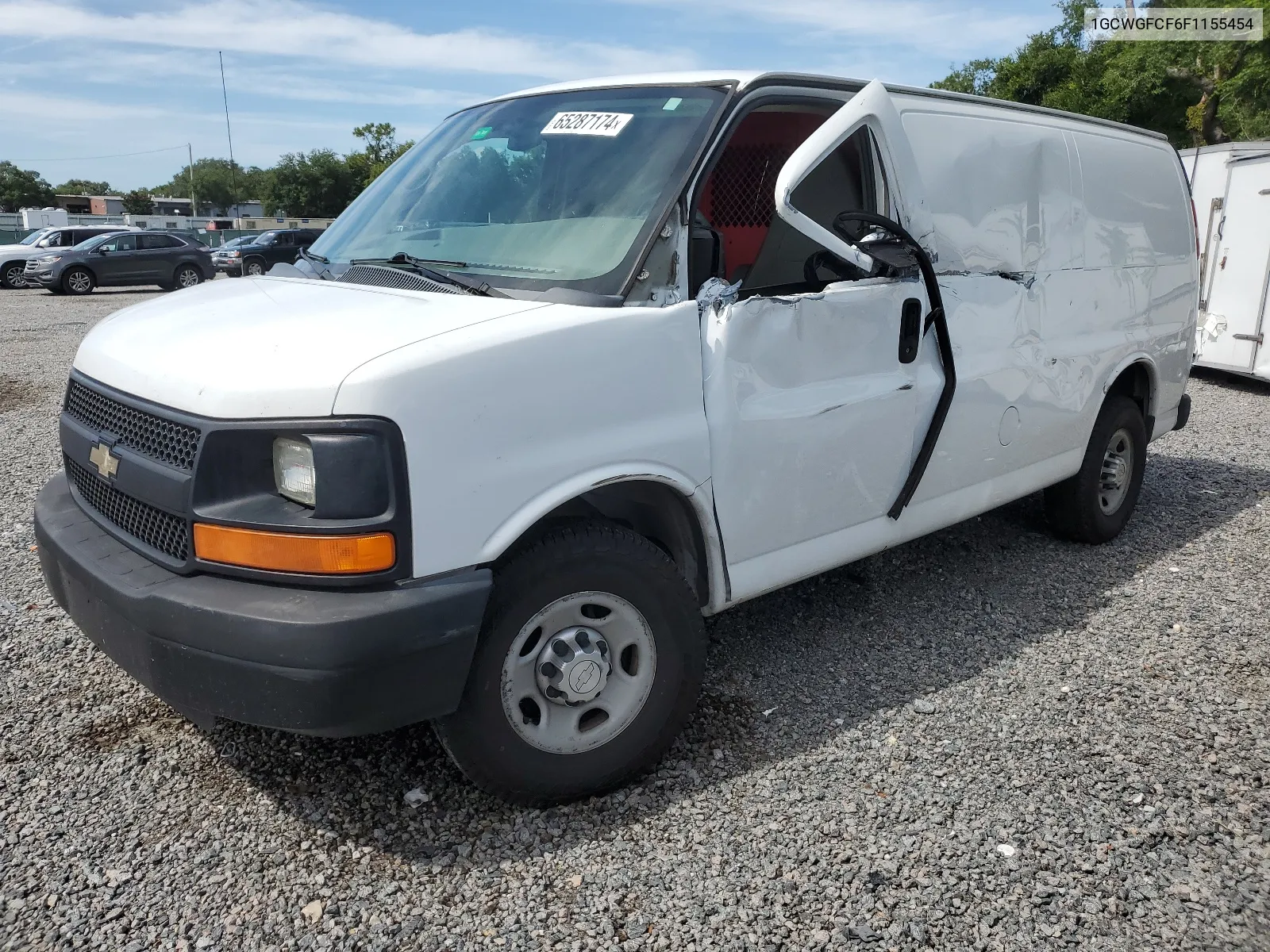 2015 Chevrolet Express G2500 VIN: 1GCWGFCF6F1155454 Lot: 65287174