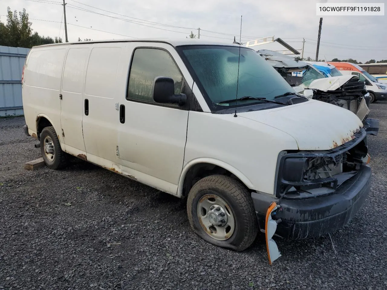 2015 Chevrolet Express G2500 VIN: 1GCWGFFF9F1191828 Lot: 68301104