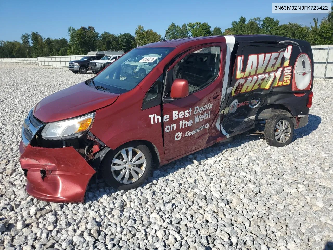 2015 Chevrolet City Express Lt VIN: 3N63M0ZN3FK723422 Lot: 70196274