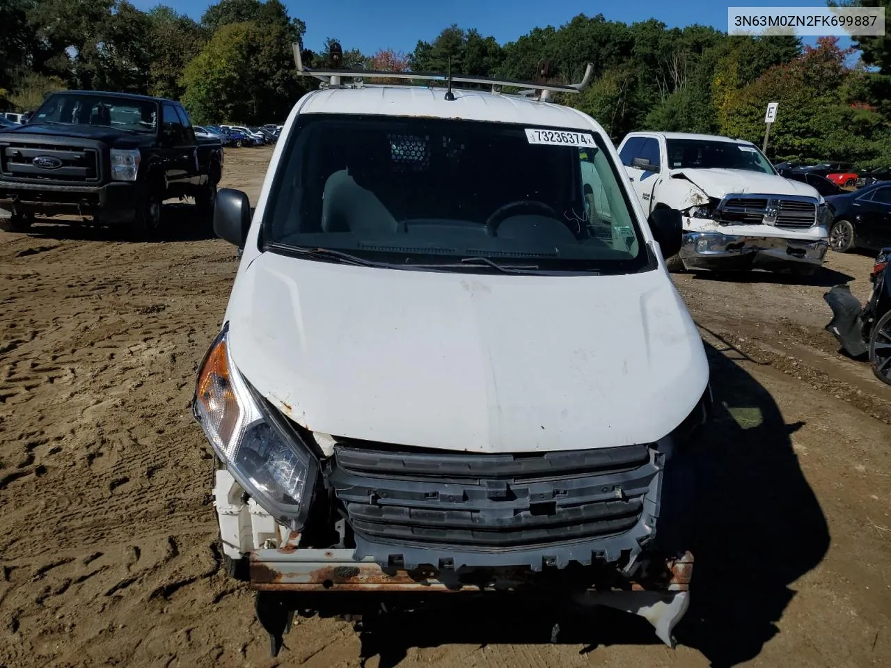 2015 Chevrolet City Express Lt VIN: 3N63M0ZN2FK699887 Lot: 73236374