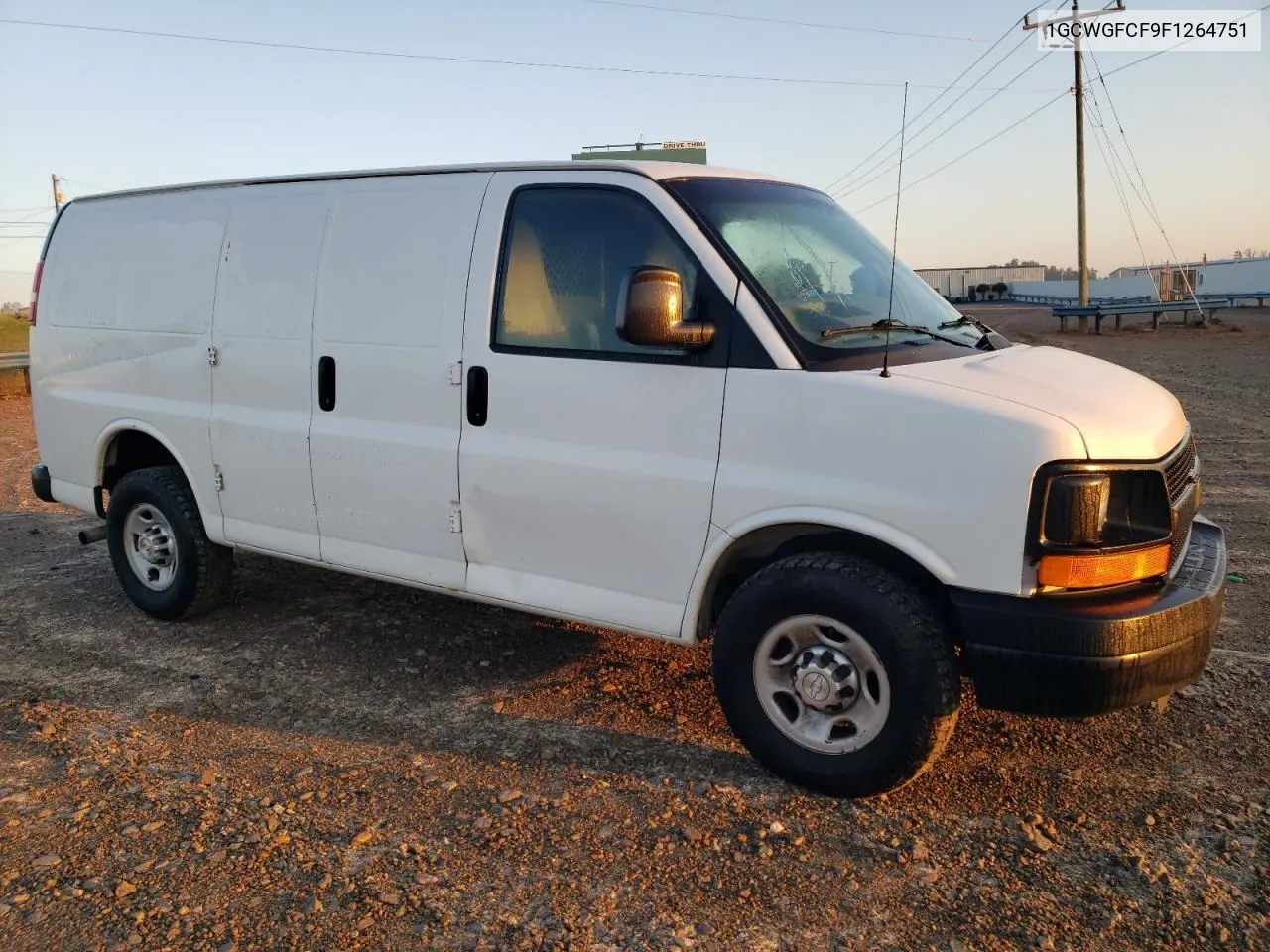 2015 Chevrolet Express G2500 VIN: 1GCWGFCF9F1264751 Lot: 74060474