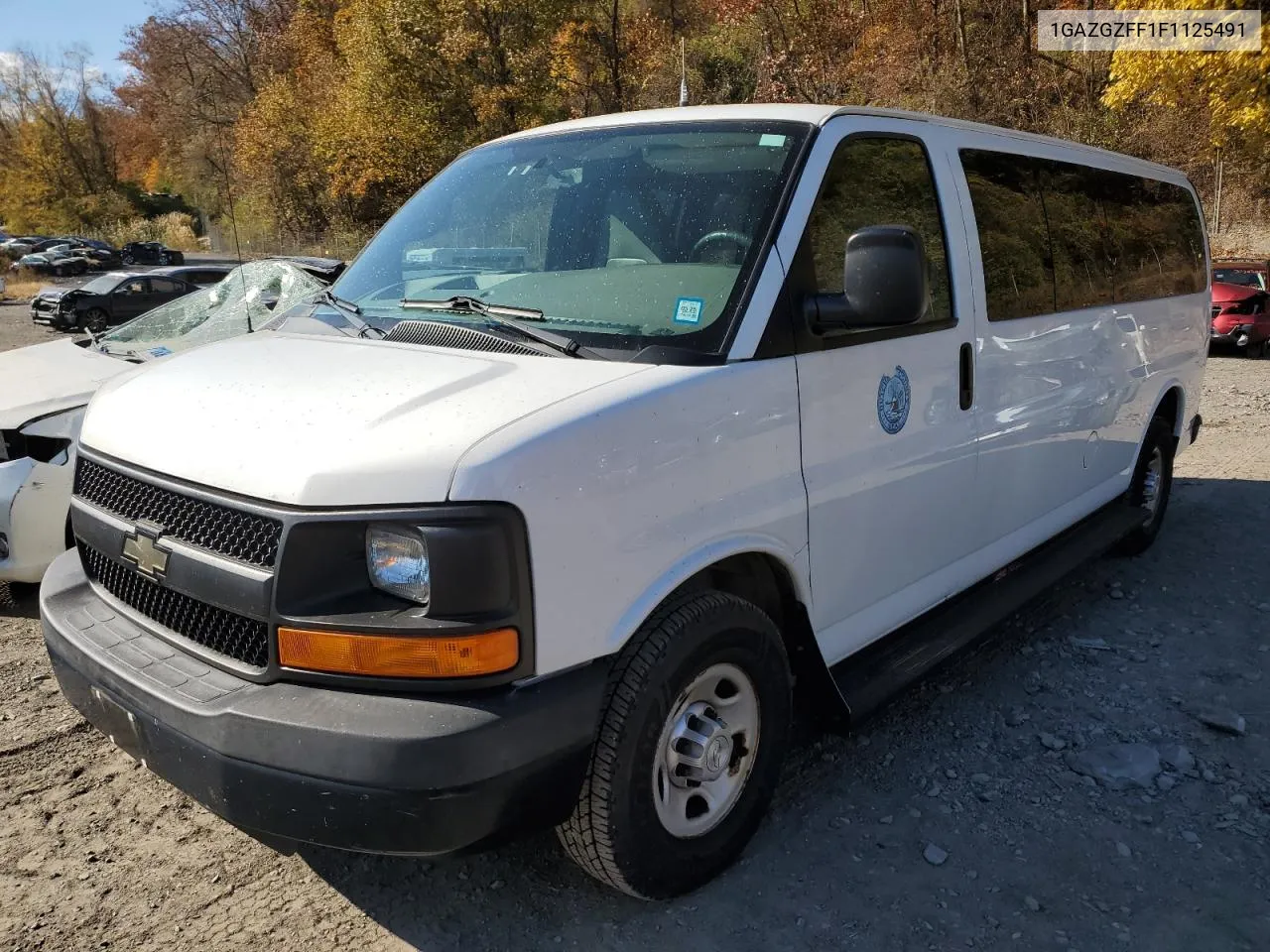 2015 Chevrolet Express G3500 Ls VIN: 1GAZGZFF1F1125491 Lot: 74198324