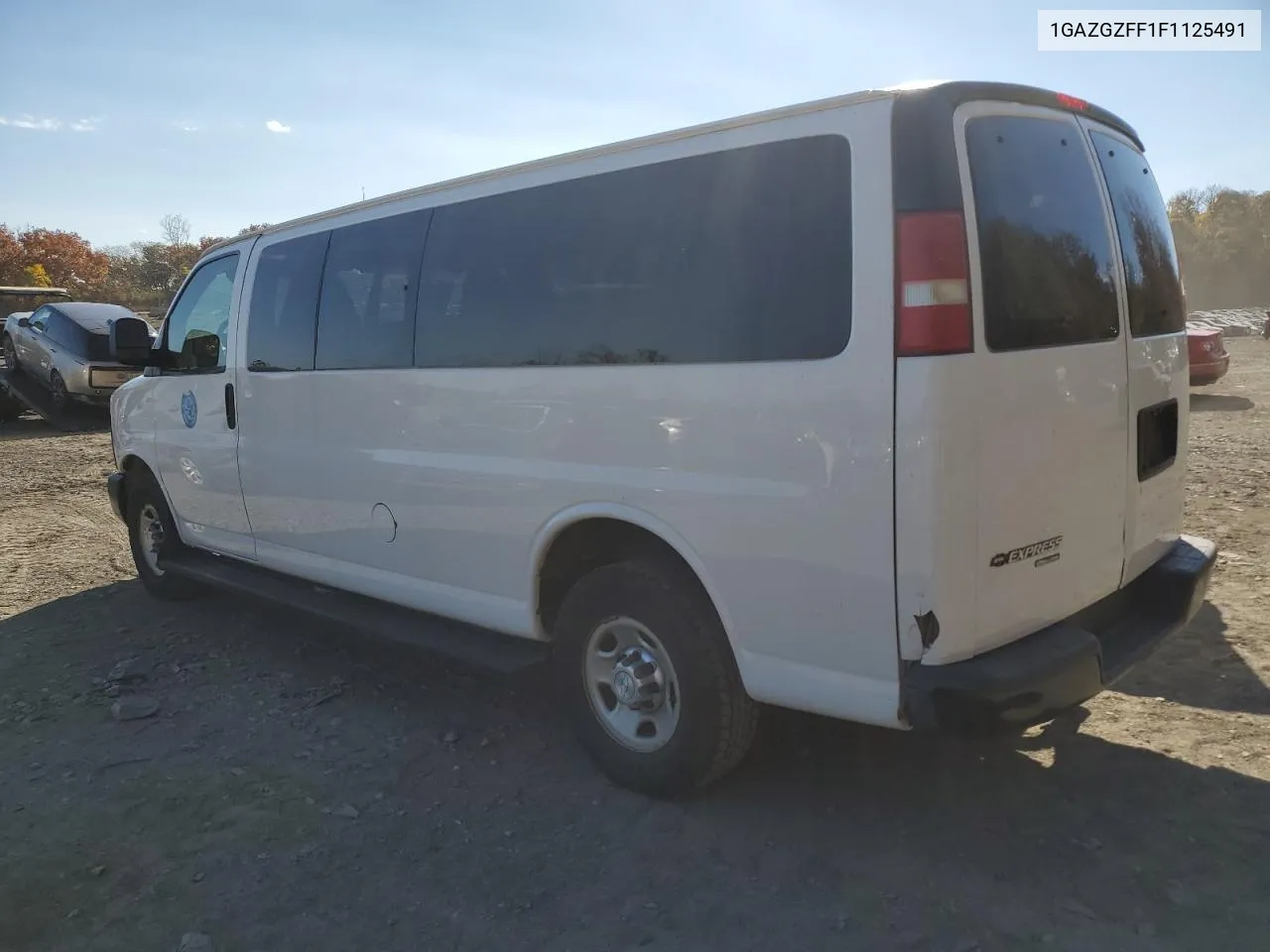 2015 Chevrolet Express G3500 Ls VIN: 1GAZGZFF1F1125491 Lot: 74198324