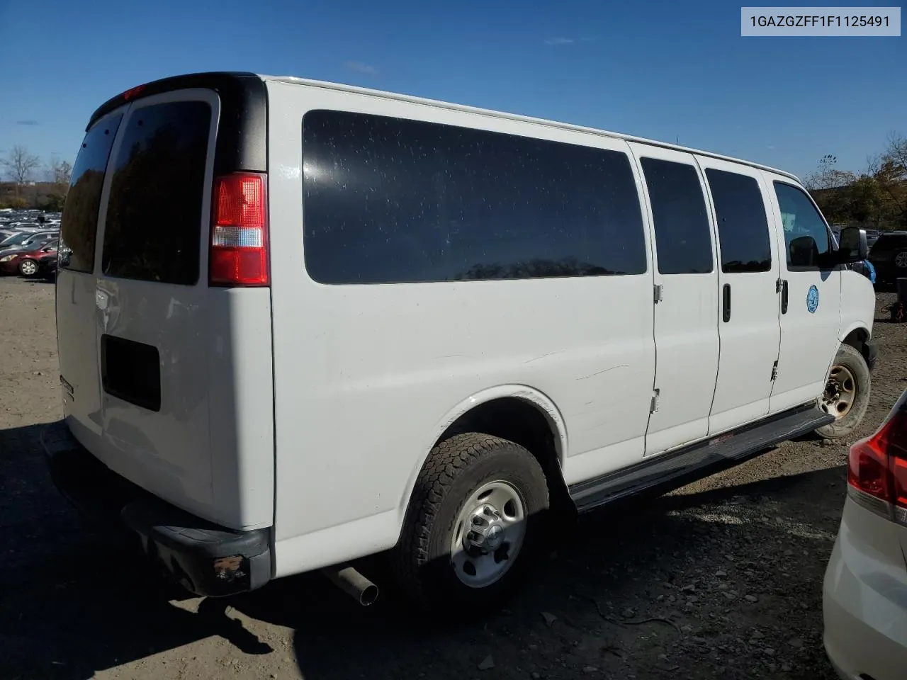 2015 Chevrolet Express G3500 Ls VIN: 1GAZGZFF1F1125491 Lot: 74198324